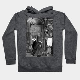 The Lazy Magic Mirror (Black & White Edition) Hoodie